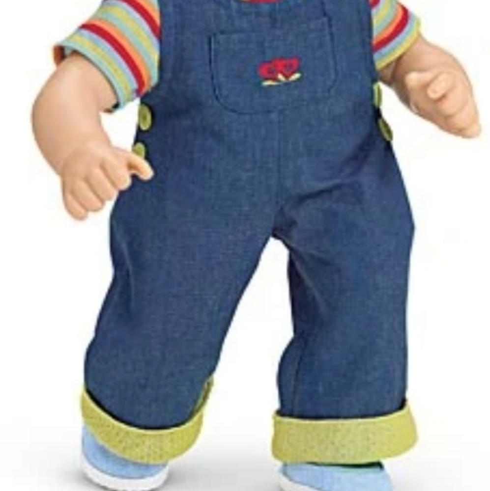 Bitty Baby Demin overalls outfit boy good condition
